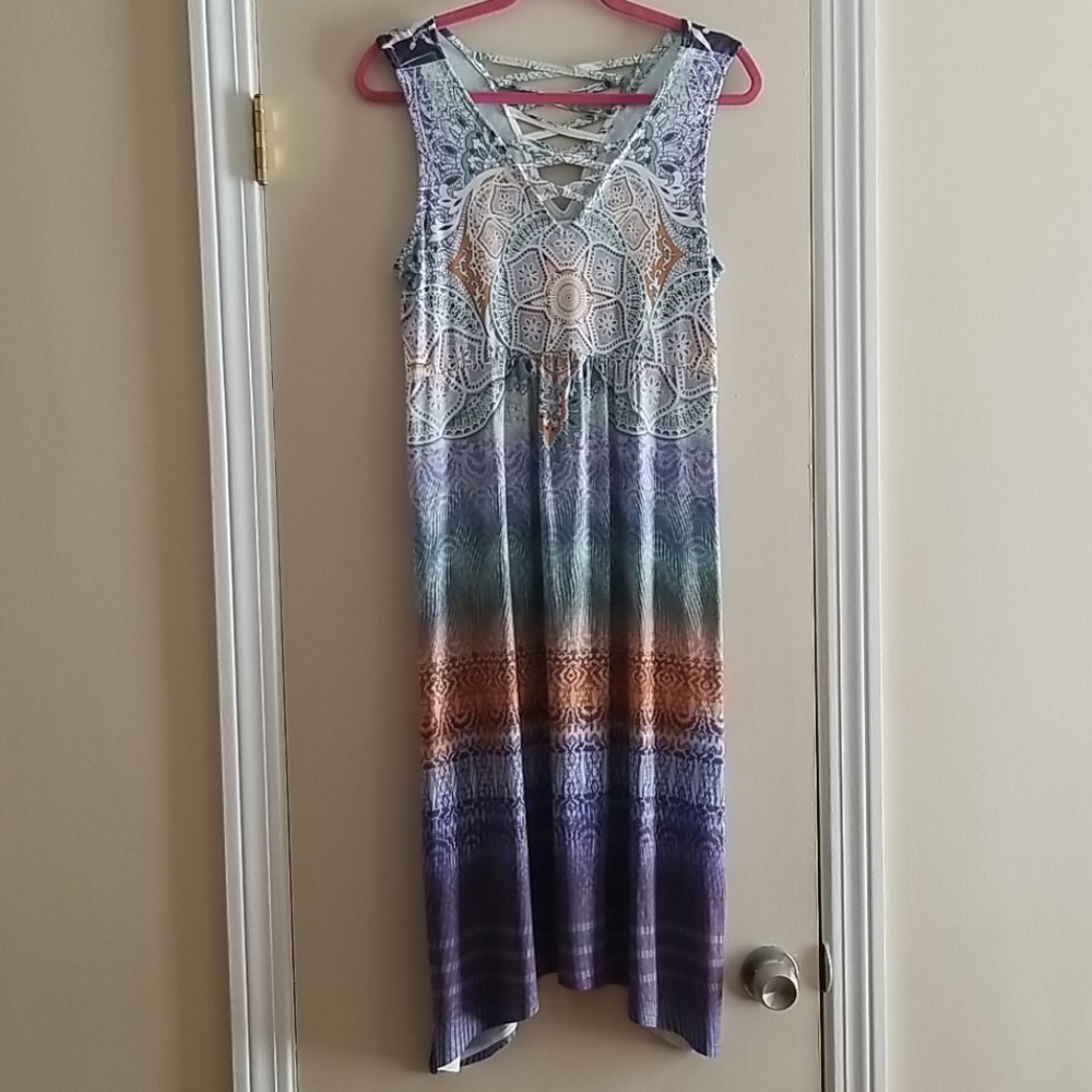 Multi color dress dress